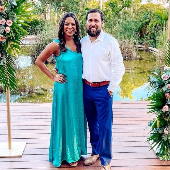 Vici Turquoise/Aqua Maxi Dress - Maternity Friendly - Picture 5 of 5